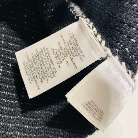 Jones New York tweed zip-up light jacket cardigan women’s medium M - Picture 5 of 7